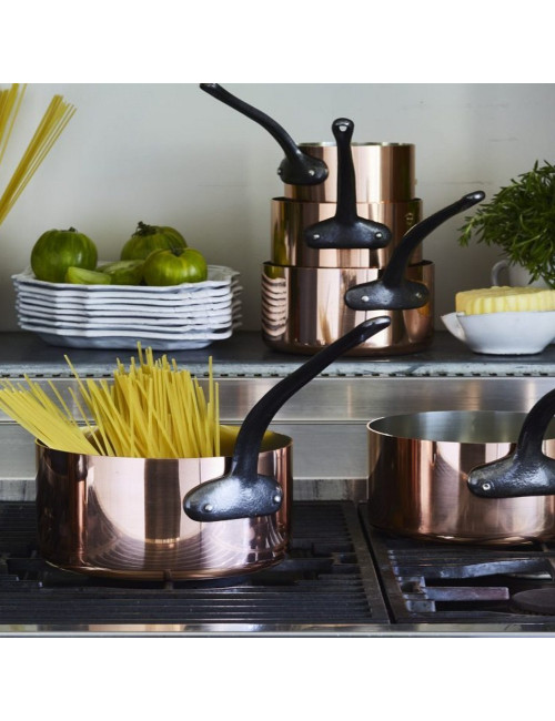 Casserole professionnelle BAUMALU en cuivre étamé - 5 tailles