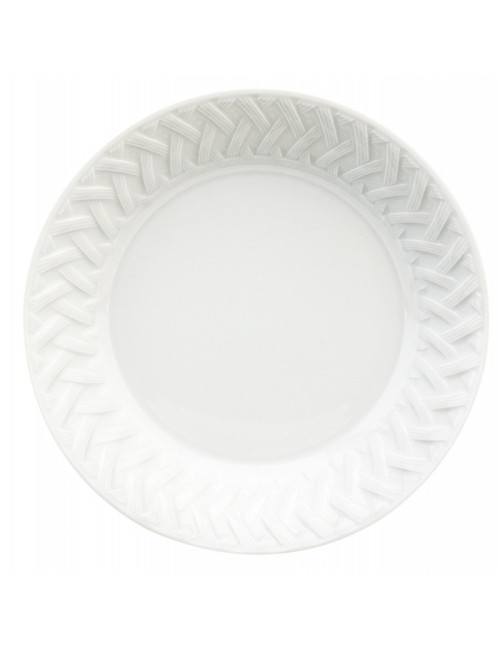 6 assiettes Louisiane Deshoulières en porcelaine - 5 diamètres