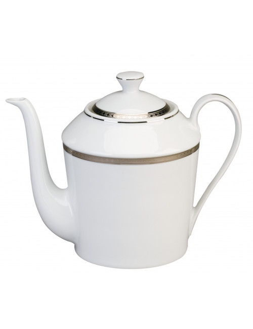 Théière Versailles platine Deshoulières 115cl porcelaine