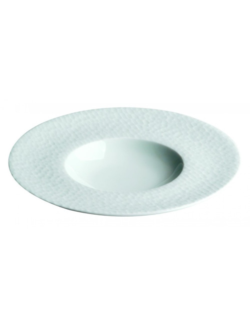 6 assiettes Apilco en porcelaine Aqua - 4 tailles