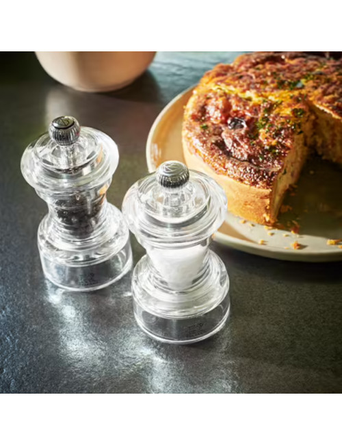 Peugeot 2 moulins sel et poivre Bistro transparent