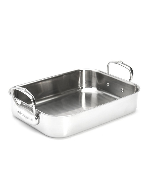 Plat à rôtir inox Affinity 35x25cm De Buyer