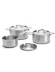 Set batterie 6 pièces Alchimy De Buyer casserole faitout