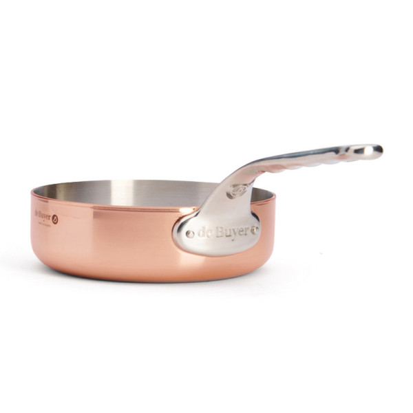 Sauteuse Inocuivre De Buyer inox cuivre - 3 tailles
