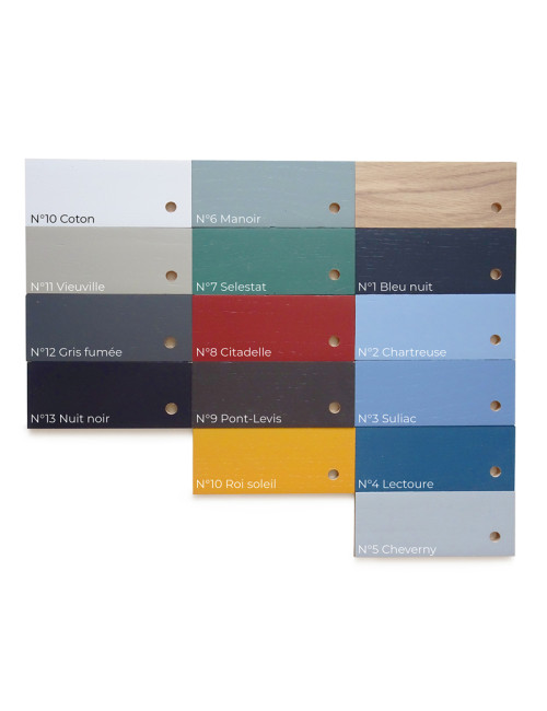 Lampe suspension Drugeot Manufacture Nébuleuse chêne massif - 14 coloris