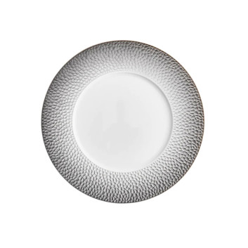 6 assiettes L Fragments Noir Degrenne - 4 tailles