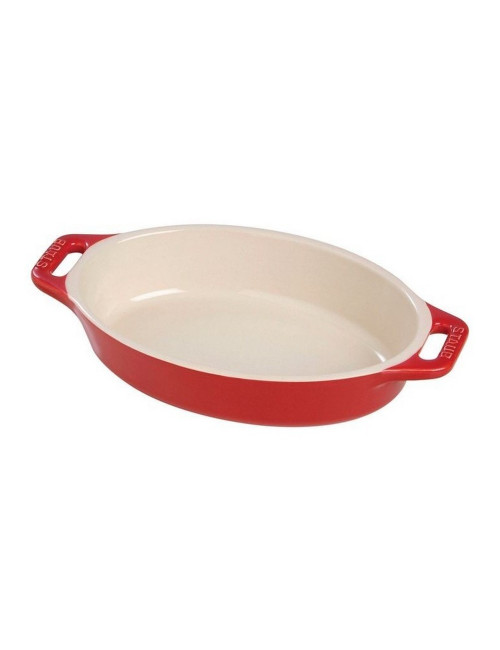 Plat à four STAUB ovale en céramique - 4 tailles et 3 coloris