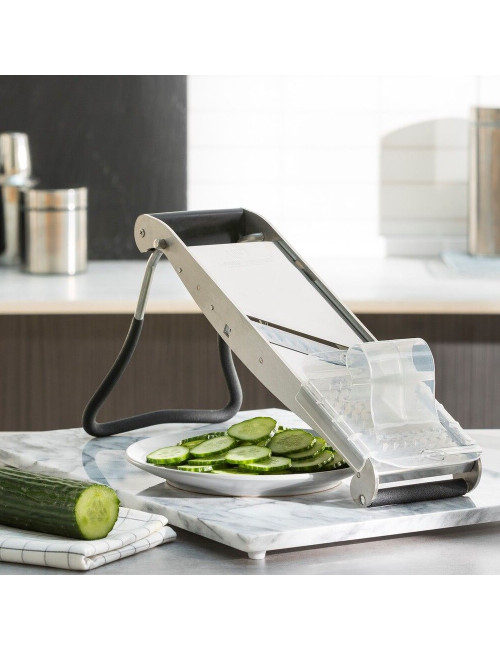 Mandoline professionnelle en inox Louis Tellier Compact-PRO