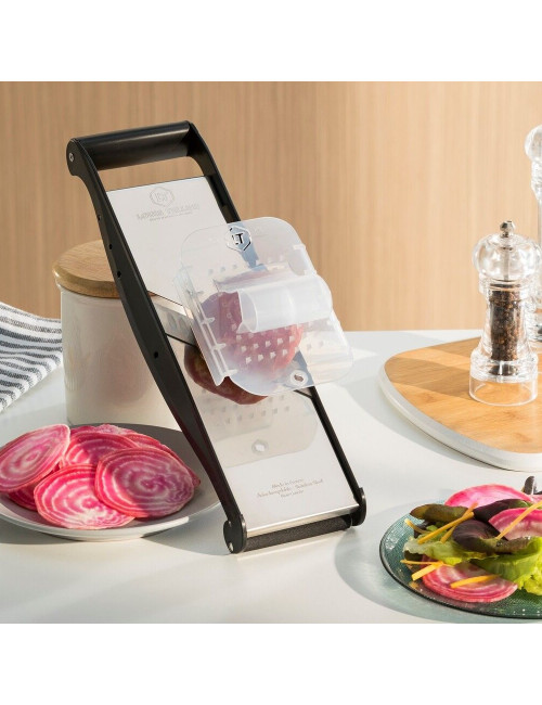 Mandoline inox Compact-PRO Basalte Louis Tellier