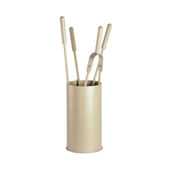 Serviteur de cheminée Reignoux h.60cm sable