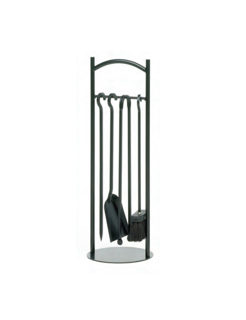 Serviteur de cheminée Reignoux h.63cm en métal - 2 coloris