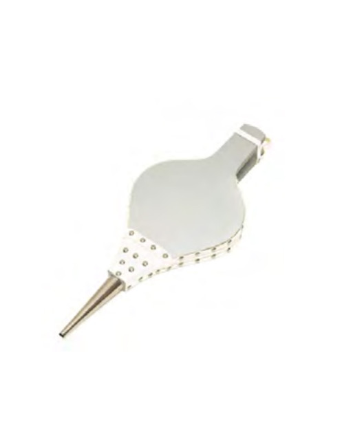 Soufflet Reignoux pour cheminée L.46cm alu inox et blanc
