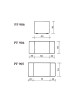 Pare-feu REIGNOUX laiton massif droit - 3 tailles