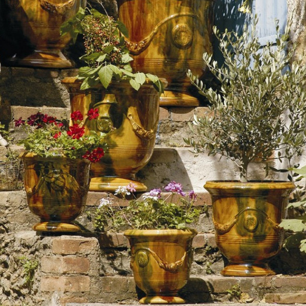 Vase Anduze Terre Figuière Tradition flammé - 4 tailles