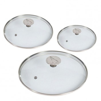 Set de 3 couvercles en verre Milady De Buyer