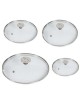 Set de 4 couvercles en verre Milady De Buyer