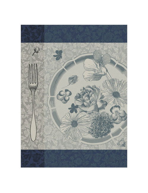 Torchon LE JACQUARD FRANCAIS Fleurs à Croquer en coton - 3 coloris