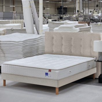 Ensemble matelas sommier Epeda Beau Dormir - 4 tailles