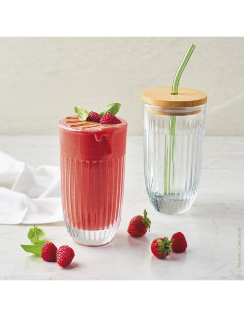 Verre à smoothie avec paille La Rochère Ouessant