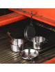 Poêle CRISTEL 1826 inox antiadhérente - 6 tailles