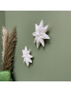 Fleur d'anis MONOCHROMIC Janis décoration murale - 3 coloris