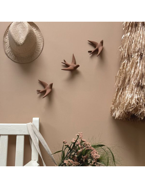 Hirondelle MONOCHROMIC Volage décoration murale - 5 coloris