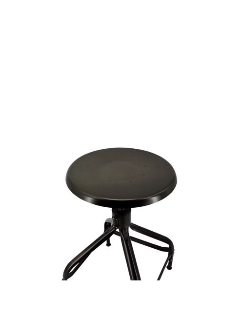 Tabouret NICOLLE ajustable en métal - 8 coloris