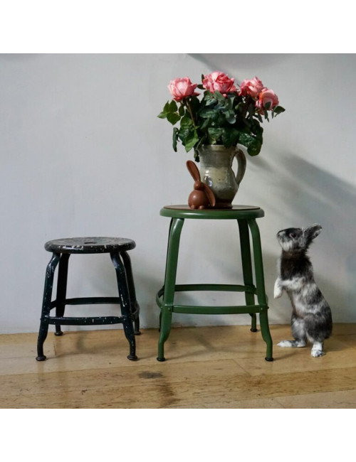 Tabouret NICOLLE en métal - 5 hauteurs 8 coloris