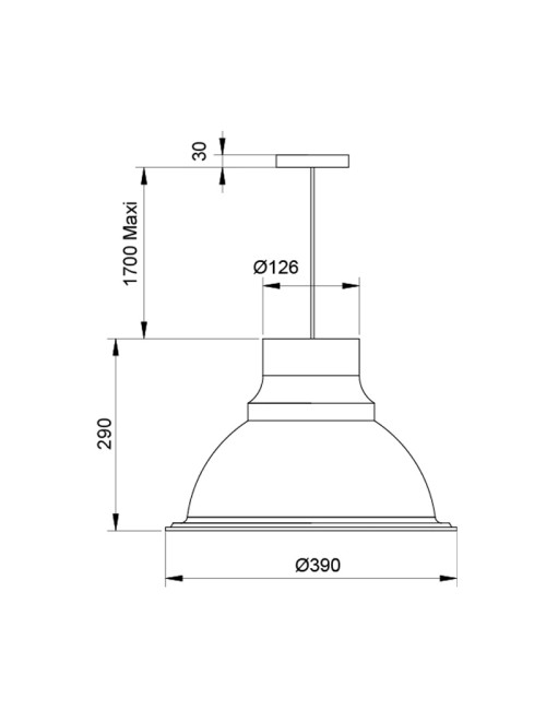 Suspension Aluminor Loft S - 4 coloris