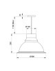 Suspension Aluminor Loft S - 4 coloris
