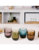 Set de 4 verres à eau Ouessant La Rochère gobelets colorés