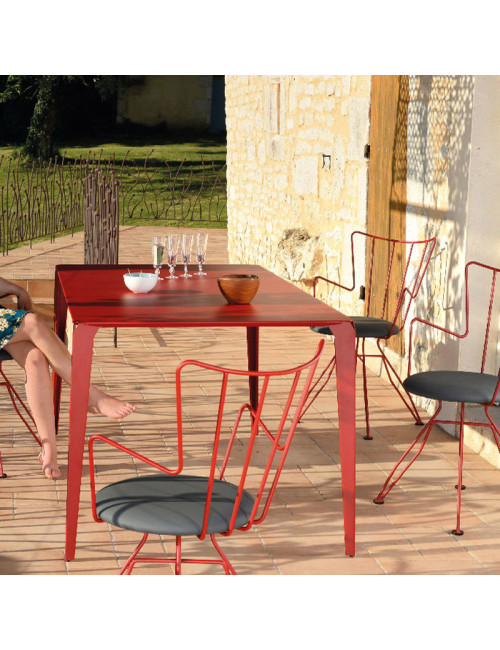 Table CARRIER Valence 160x90cm - 32 coloris 3 hauteurs
