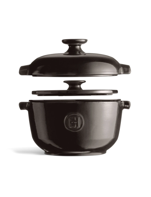Cocotte faitout à riz en céramique Emile Henry Fusain
