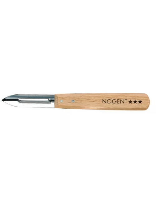Eplucheur NOGENT double tranchant manche bois - 4 finitions
