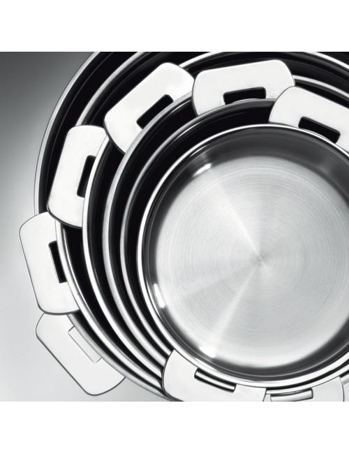 Casserole graduée inox Casteline Cristel amovible - 4 tailles