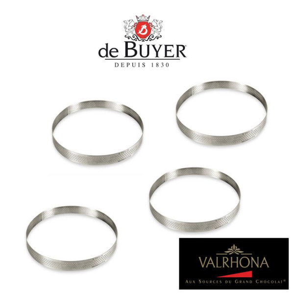 Cercles à tarte De Buyer inox - 11 tailles