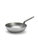 Wok bombé De Buyer Minéral B en acier - 3 tailles