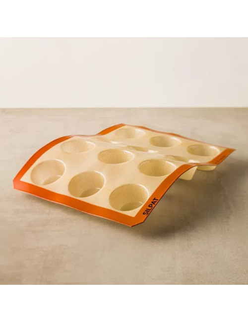 Moule à gâteau 12 muffins SILPAT en silicone 40x30cm