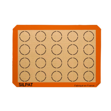 Toile tapis de cuisson spéciale macarons SILPAT en silicone 42x29.5cm