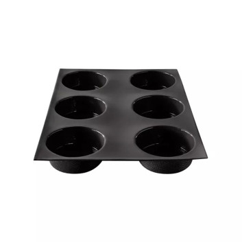 Moule à gâteau 6 grands ronds FLEXIPAN en silicone 40X30cm