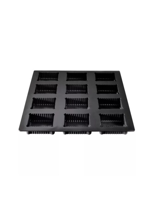 Moule à gâteau 12 petits beurres FLEXIPAN en silicone 40X30cm