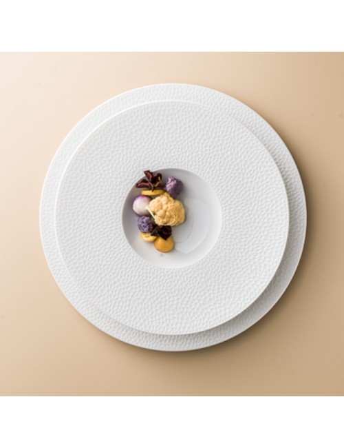 6 assiettes en porcelaine L Fragments DEGRENNE - 6 tailles
