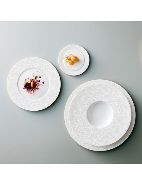 6 assiettes en porcelaine L Fragments DEGRENNE - 6 tailles