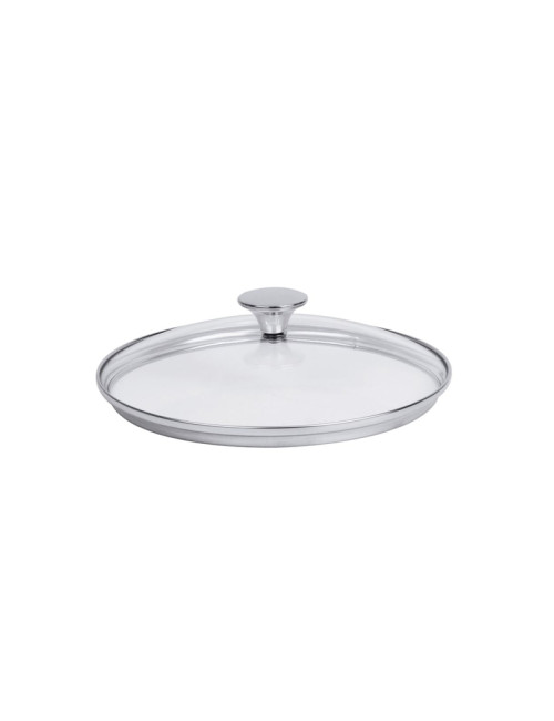 Couvercle bombé CRISTEL Master fixe en verre et inox - 4 tailles