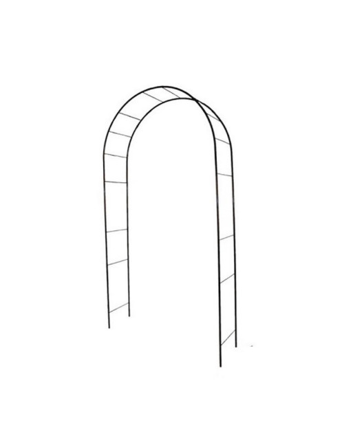 Arche de jardin LOUIS MOULIN Ronde Basics en acier noir brillant