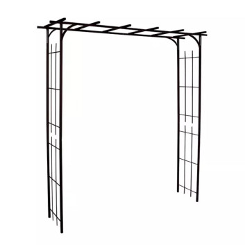 Pergola LOUIS MOULIN Grand modèle en acier fer vieilli
