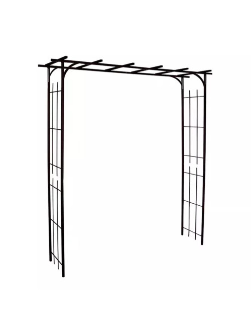 Pergola LOUIS MOULIN Grand modèle en acier fer vieilli