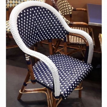Chaise de Bistrot en rotin