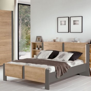 Chambre Minet Calypso lit armoire commode