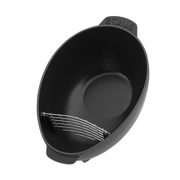 Cocotte Moulière noir mat Staub 28cm